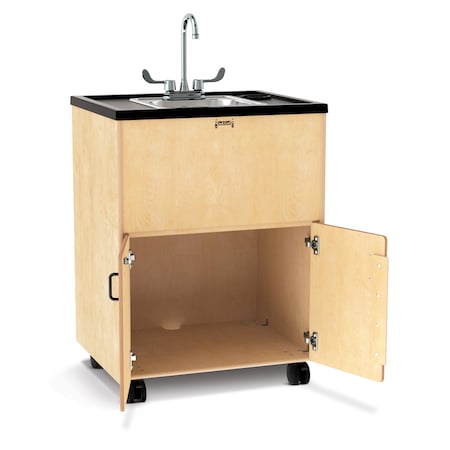 Jonti-Craft Clean Hands Helper Portable Sink, 38 in. Counter, SS Steel Sink, Plumbing Required 1367JC